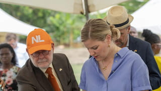 The Dutch Minister of Foreign Trade and Development Cooperation visited Ghana